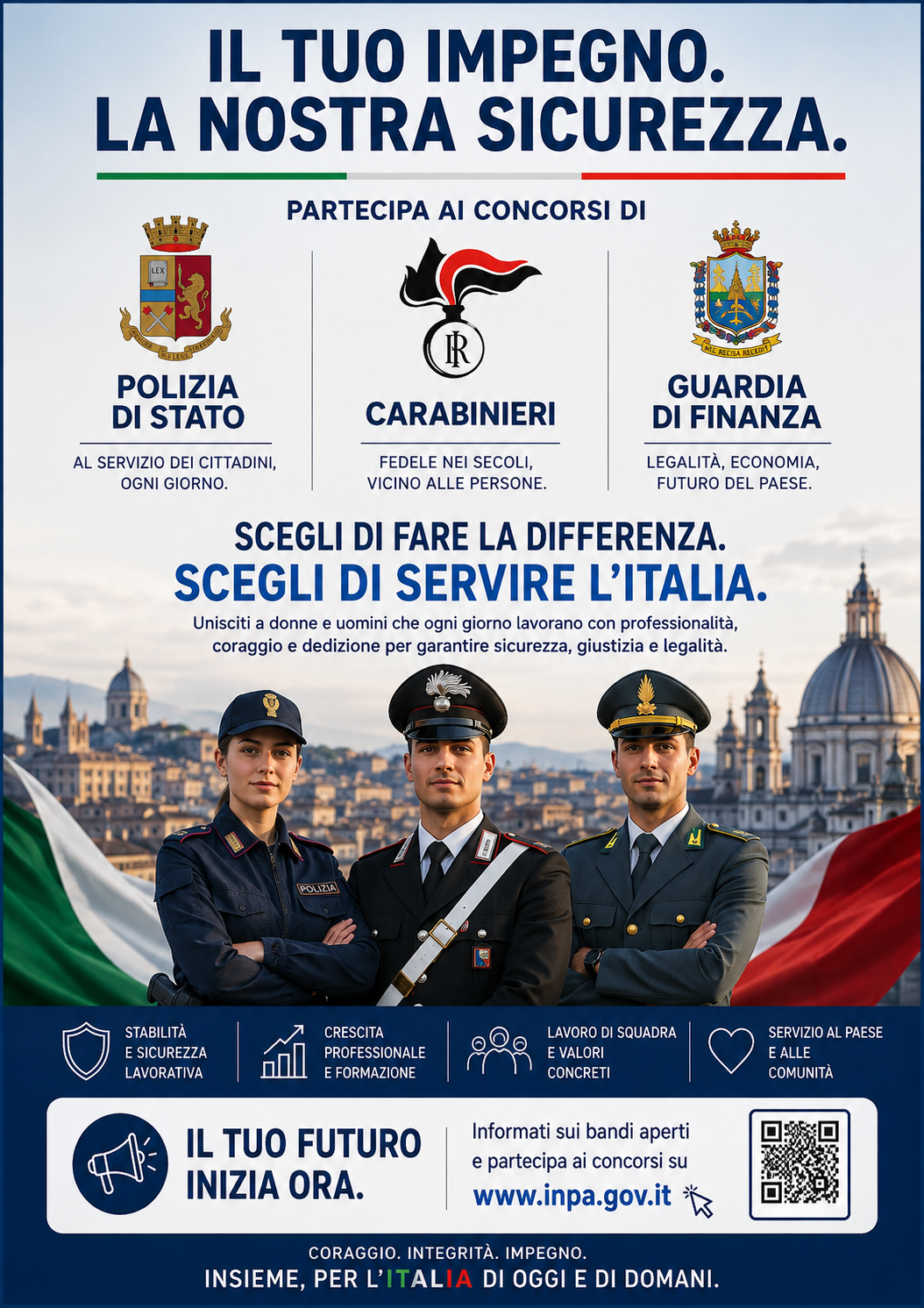 3 CONCORSI 1 CORSO (Allievi Polizia di Stato, Carabinieri e Guardia di finanza)